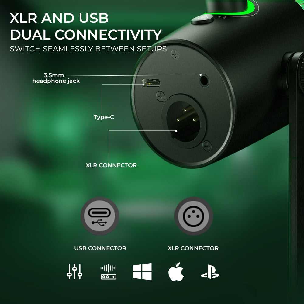 Digitek (DM 701) RGB Podcast-Gaming Microphone