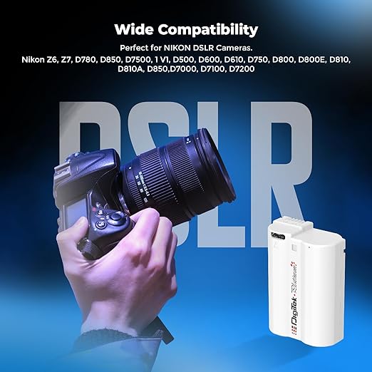 Digitek Platinum (EN-EL15 Type C) 3000mAh Li-ion Battery for Nikon Cameras