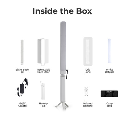 Digitek (DSL-1000 RGB) Portable RGB LED Stick Light 100W