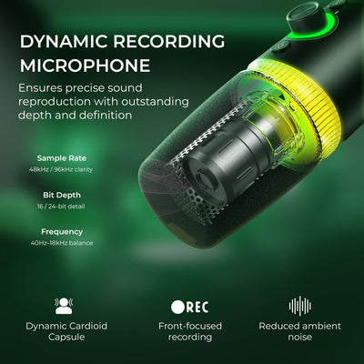 Digitek (DM 701) RGB  Podcast-Gaming Microphone