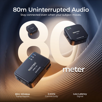 Digitek DWM 122 Wireless Microphone with Audio Monitoring