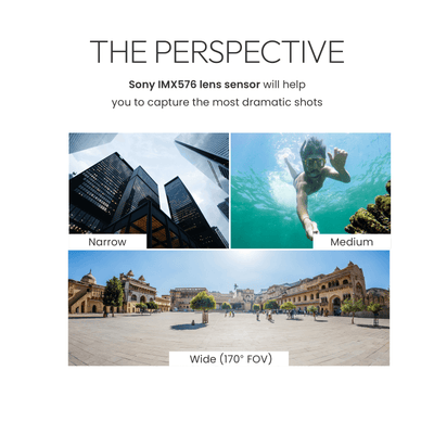 Digitek GoCAM (DAC-002) 5K 60fps 24MP WiFi Ultra HD Sports Action Camera with 2" HD Screen & External MIC Support 100 feet Waterproof (with Waterproof case) 2 x 1350mAh Battery - Digitek